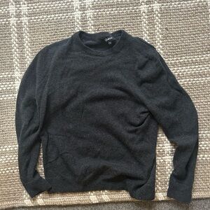 Quince Dark Gray Men's Sweater 100% Cashmere